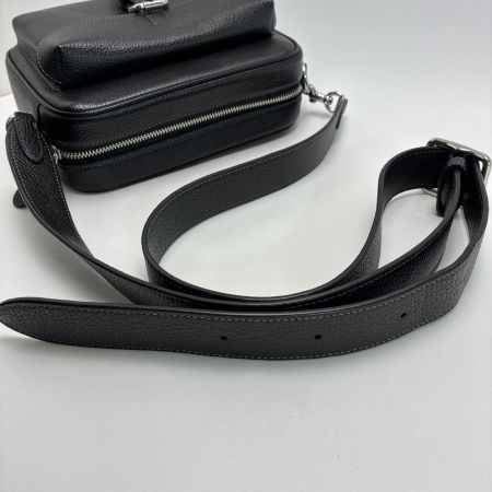 COACH コーチ ワーナー クロスボディ バッグ CW218 ブラック ショルダーバッグ レザー