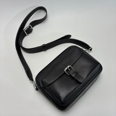 COACH コーチ ワーナー クロスボディ バッグ CW218 ブラック ショルダーバッグ レザー
