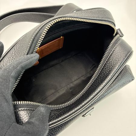 COACH コーチ ワーナー クロスボディ バッグ CW218 ブラック ショルダーバッグ レザー