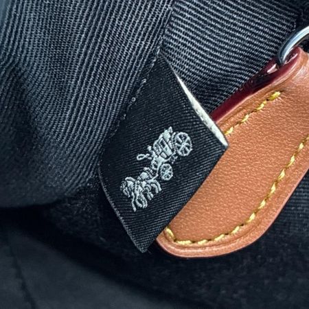 COACH コーチ ワーナー クロスボディ バッグ CW218 ブラック ショルダーバッグ レザー
