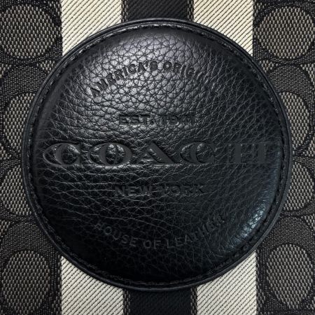 COACH コーチ デンプシー トート22 シグネチャー C8417 ブラック 2WAY トートバッグ ショルダーバッグ