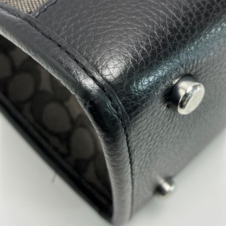 COACH コーチ デンプシー トート22 シグネチャー C8417 ブラック 2WAY トートバッグ ショルダーバッグ
