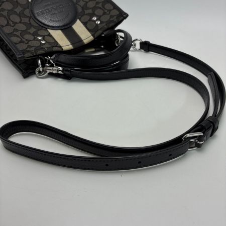 COACH コーチ デンプシー トート22 シグネチャー C8417 ブラック 2WAY トートバッグ ショルダーバッグ