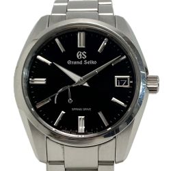 SEIKO セイコー グランドセイコー ヘリテージコレクション 9R65-0DY0 ブラック スプリングドライブ メンズ 腕時計 箱有 Bランク