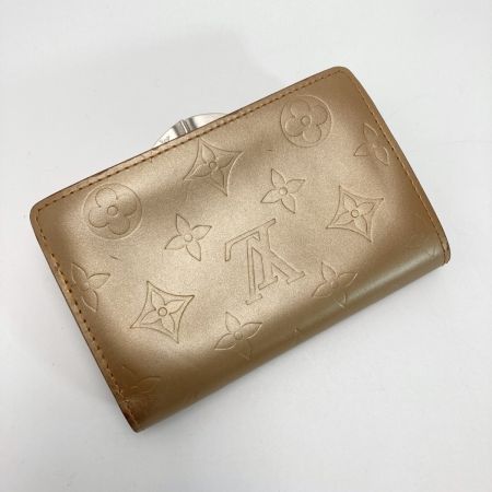 LOUIS VUITTON ルイヴィトン モノグラムマット ポルトモネビエヴィエノワ M65157 アンブレ 2つ折り財布 がま口