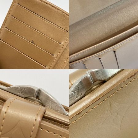 LOUIS VUITTON ルイヴィトン モノグラムマット ポルトモネビエヴィエノワ M65157 アンブレ 2つ折り財布 がま口