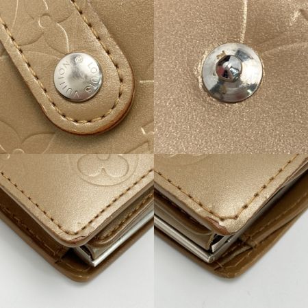 LOUIS VUITTON ルイヴィトン モノグラムマット ポルトモネビエヴィエノワ M65157 アンブレ 2つ折り財布 がま口