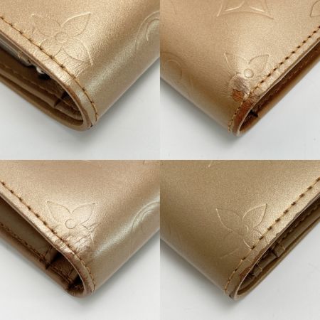 LOUIS VUITTON ルイヴィトン モノグラムマット ポルトモネビエヴィエノワ M65157 アンブレ 2つ折り財布 がま口