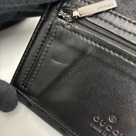 GUCCI グッチ ジャンボGG 2つ折り財布 035.0959.2138 ブラック キャンバス×レザー