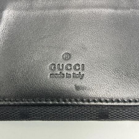 GUCCI グッチ ジャンボGG 2つ折り財布 035.0959.2138 ブラック キャンバス×レザー