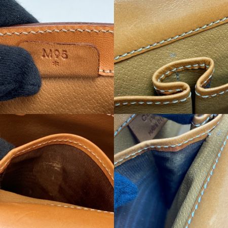 CELINE セリーヌ マカダム柄 馬具金具 ショルダーバッグ M95 ブラウン ホースキャリッジ PVC×レザー