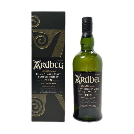 ARDBEG アードベッグ 10年 700ml 46度 スコッチ ウイスキー 古酒 箱有 未開栓