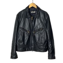 Schott ショット レザージャケット SIZE 42 メンズ 637 ブラック Cランク