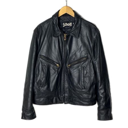 Schott ショット レザージャケット SIZE 42 メンズ 637 ブラック