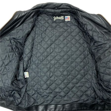Schott ショット レザージャケット SIZE 42 メンズ 637 ブラック