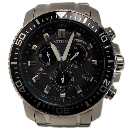 CITIZEN シチズン エコドライブ E610-S062926 ブラック 電波ソーラー メンズ 腕時計 Eco-Drive