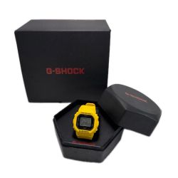 CASIO カシオ CASIO G-SHOCK nano DWN-5600-9JR イエロー クォーツ ラバー リングウォッチ  箱 袋有 Bランク