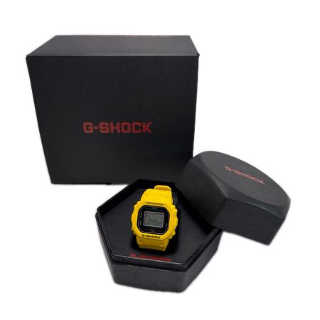 CASIO カシオ CASIO G-SHOCK nano DWN-5600-9JR イエロー クォーツ ラバー リングウォッチ  箱 袋有