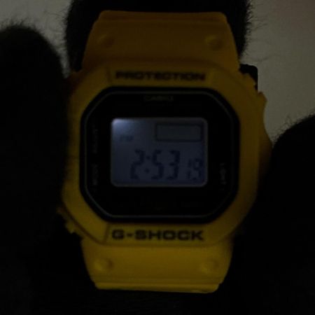CASIO カシオ CASIO G-SHOCK nano DWN-5600-9JR イエロー クォーツ ラバー リングウォッチ  箱 袋有