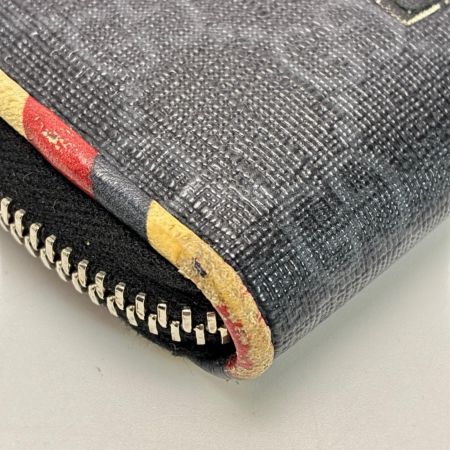 GUCCI グッチ GGスプリーム ナイトクーリエ ラウンドファスナー 496343･2149 ダークグレー コインケース 