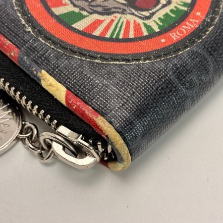 GUCCI グッチ GGスプリーム ナイトクーリエ ラウンドファスナー 496343･2149 ダークグレー コインケース 