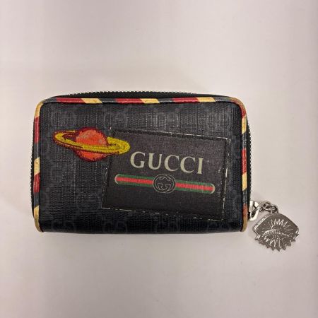 GUCCI グッチ GGスプリーム ナイトクーリエ ラウンドファスナー 496343･2149 ダークグレー コインケース 
