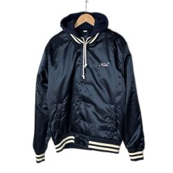 KITH キス スタジャン ジャケット フード付 SIZE S メンズ 140659 ネイビー Bランク