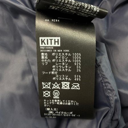 KITH キス スタジャン ジャケット フード付 SIZE S メンズ 140659 ネイビー