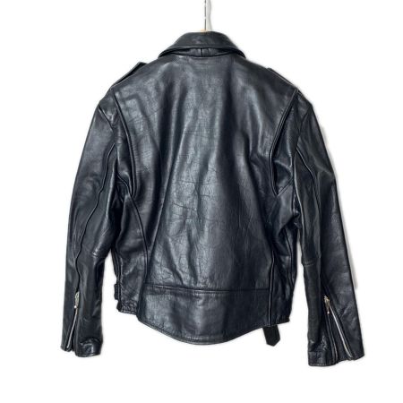 REBEL / Thinsulate ダブルライダース ライナー付き レザージャケット SIZE M メンズ ブラック