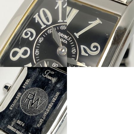 RAYMOND WEIL レイモンド・ウェイル TOSCA 9874 ブラック クォーツ メンズ 腕時計