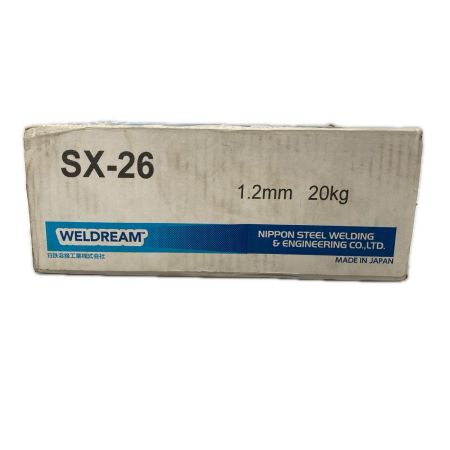 日鉄溶接工業 半自動溶接ワイヤ Φ1.2mm 20kg巻 SX-26 未使用品