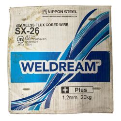 日鉄溶接工業 半自動溶接ワイヤ Φ1.2mm 20kg巻 SX-26 未使用品 Sランク