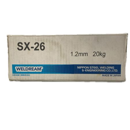 日鉄溶接工業 半自動溶接ワイヤ Φ1.2mm 20kg巻 SX-26 未使用品