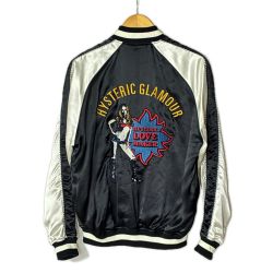 Hysteric Glamour ヒステリックグラマー スカジャン ジャケット LOVEMAKER 刺繍 SIZE M 02233AB09 ブラック メンズ Bランク
