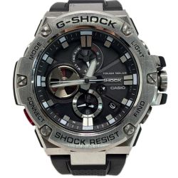CASIO カシオ G-SHOCK タフソーラー ラバー GST-B100-1AJF メンズ 腕時計 Bランク