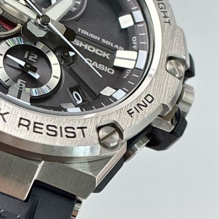 CASIO カシオ G-SHOCK タフソーラー ラバー GST-B100-1AJF メンズ 腕時計