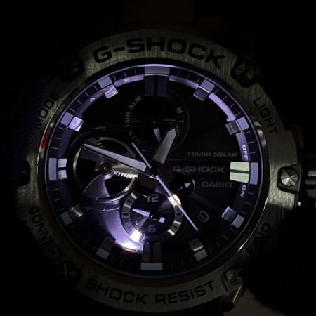 CASIO カシオ G-SHOCK タフソーラー ラバー GST-B100-1AJF メンズ 腕時計