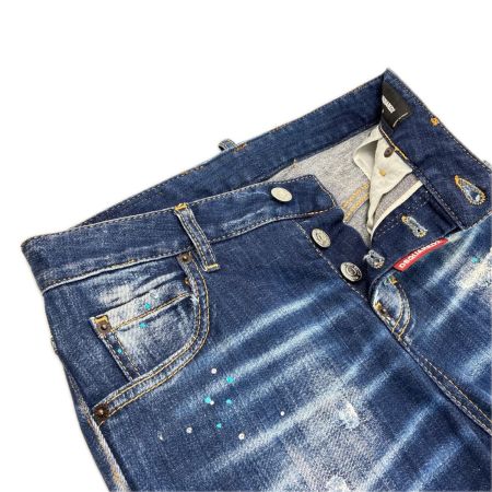 Dsquared2 ディースクエアード クールガール クロップド ジーンズ デニム SIZE 34 S72LB0548 ネイビー レディース