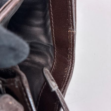 PRADA プラダ 3つ折り財布 レザー 1MH043 ブラウン レディース 箱有