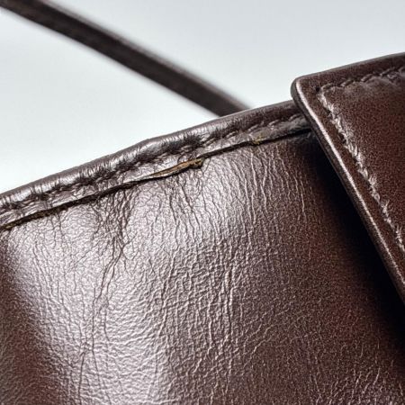 PRADA プラダ 3つ折り財布 レザー 1MH043 ブラウン レディース 箱有