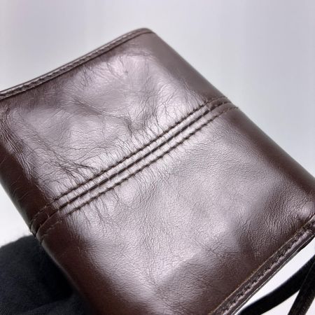 PRADA プラダ 3つ折り財布 レザー 1MH043 ブラウン レディース 箱有
