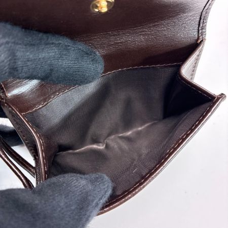 PRADA プラダ 3つ折り財布 レザー 1MH043 ブラウン レディース 箱有
