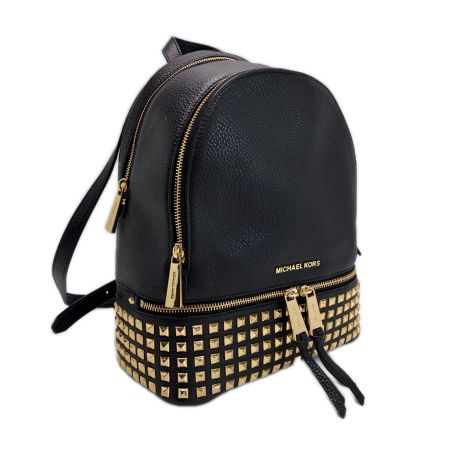 MICHAEL KORS マイケルコース リュック  レザー スタッズ ブラック レディース 
