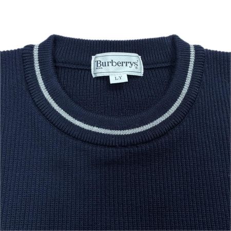 Burberrys バーバリーズ ニット 長袖 SIZE LY BBT11-361 ダークネイビー レディース