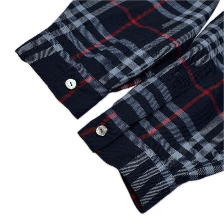Burberrys バーバリーズ 長袖 シャツ チェック柄 FE127-964 ネイビー レディース