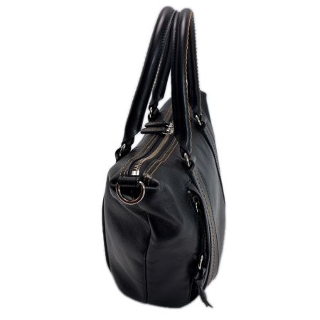 Somes Saddle ソメスサドル 2WAYバッグ レザー ブラック ショルダーストラップ レディース