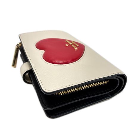 Kate Spade ケイトスペード マディソン インセット パフィ ハート ミディアム KX182 アイボリー 2つ折り財布