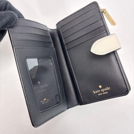 Kate Spade ケイトスペード マディソン インセット パフィ ハート ミディアム KX182 アイボリー 2つ折り財布