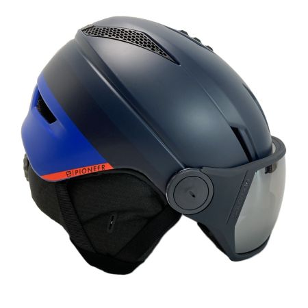 SALOMON サロモン PIONEER VISOR BLUE ヘルメット スキー・スノボ用 Mサイズ(56-59) L40835700 ネイビー
