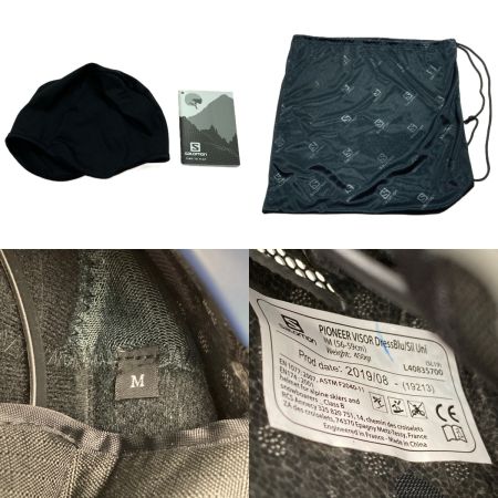 SALOMON サロモン PIONEER VISOR BLUE ヘルメット スキー・スノボ用 Mサイズ(56-59) L40835700 ネイビー